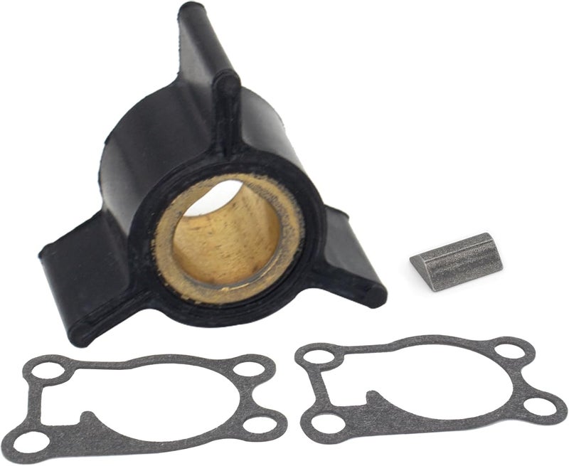 QUICKMARINER QuickMarine 0767407 Boat Water Pump Impeller with Key and Gasket for Johnson Evinrude 2-4 HP Outboard Motors replaces 433935 396852 Sierra 18-3015 Marine Engine - Image 4